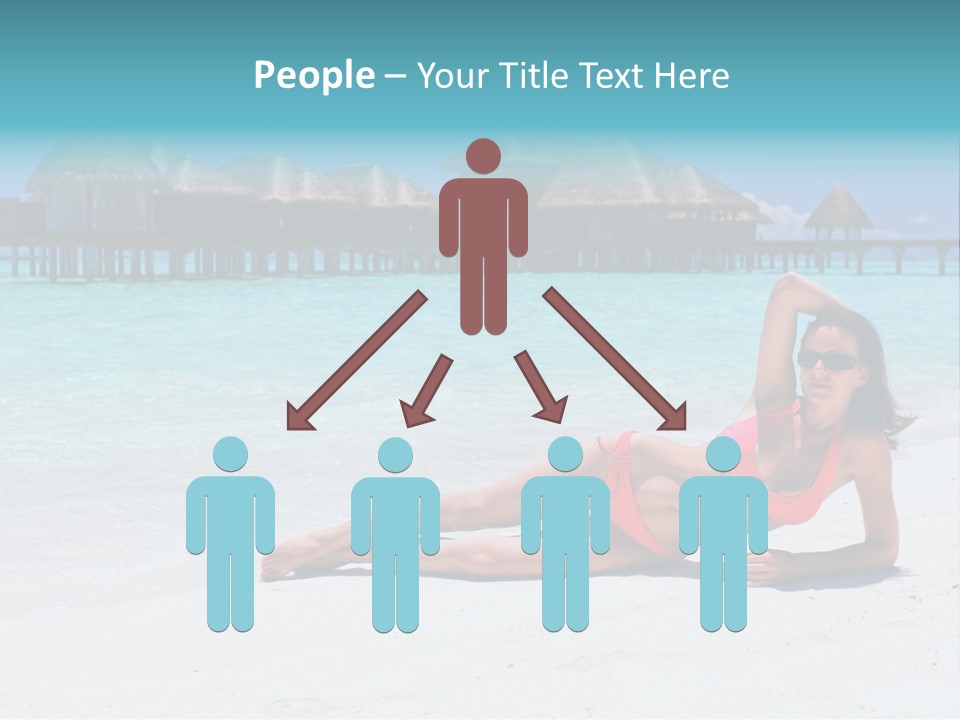 Tropical Water Tahiti PowerPoint Template