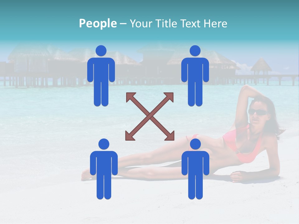 Tropical Water Tahiti PowerPoint Template