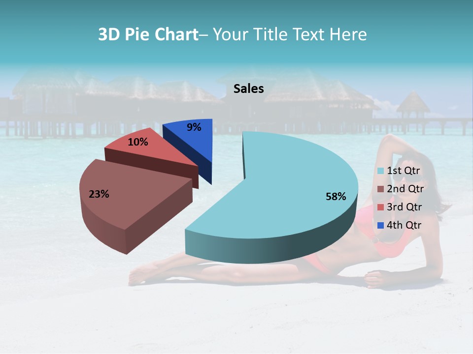 Tropical Water Tahiti PowerPoint Template