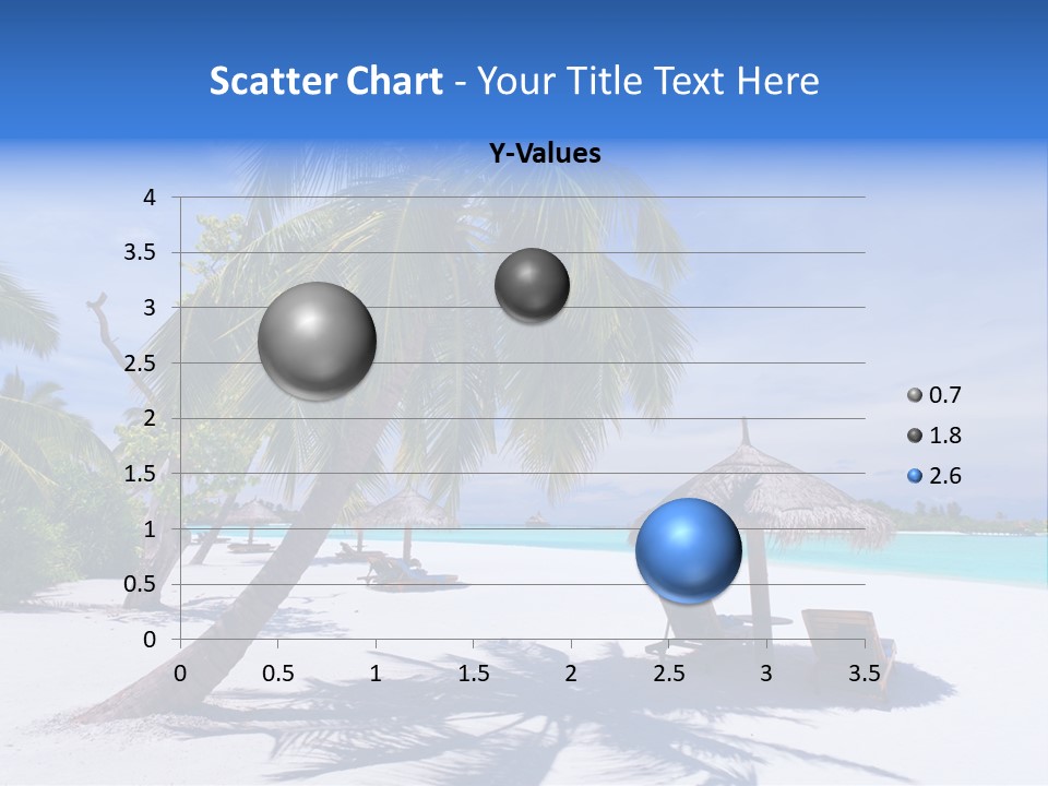 Blue Holiday Getaway PowerPoint Template
