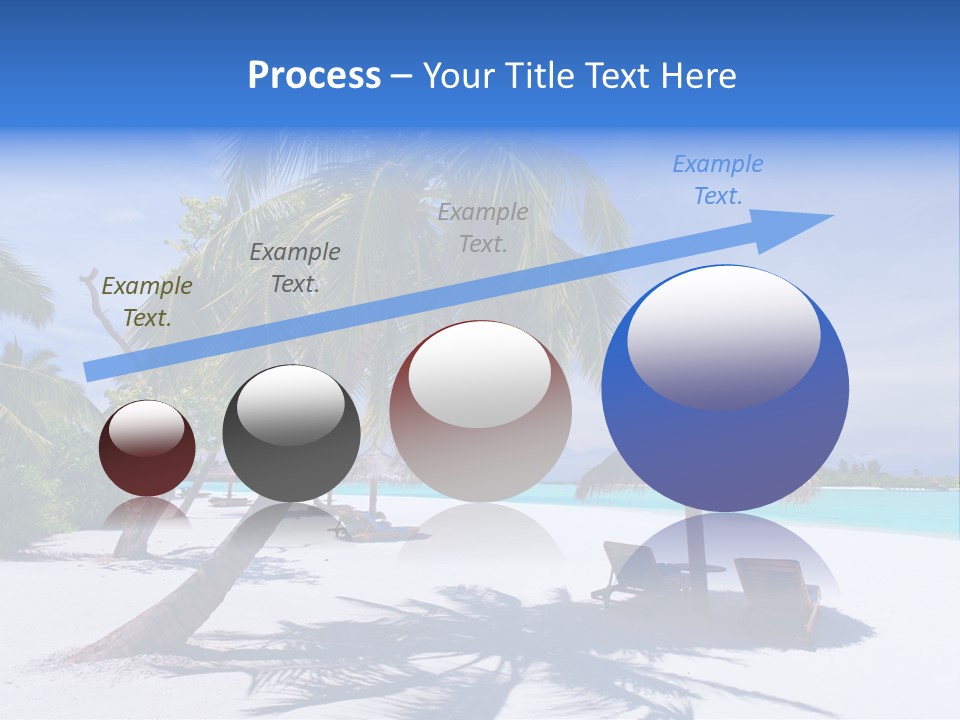 Blue Holiday Getaway PowerPoint Template