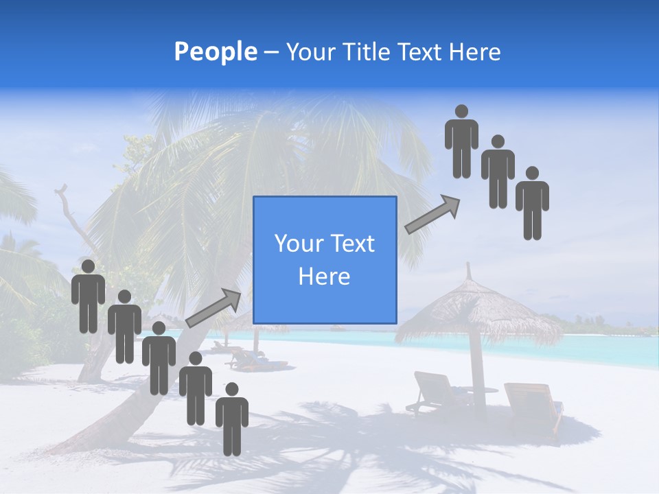 Blue Holiday Getaway PowerPoint Template