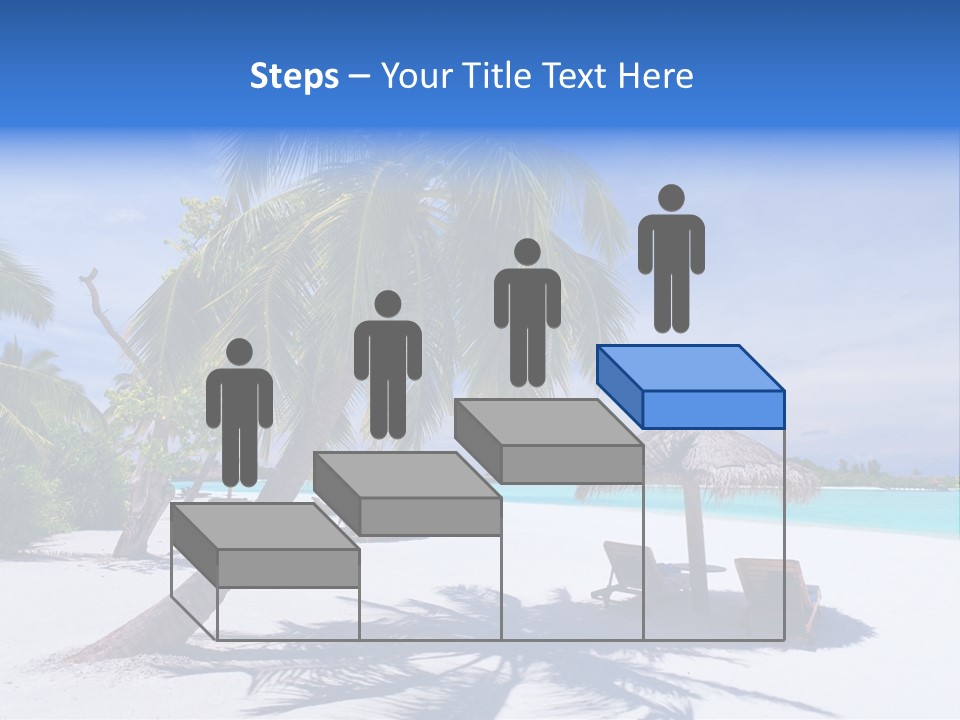 Blue Holiday Getaway PowerPoint Template