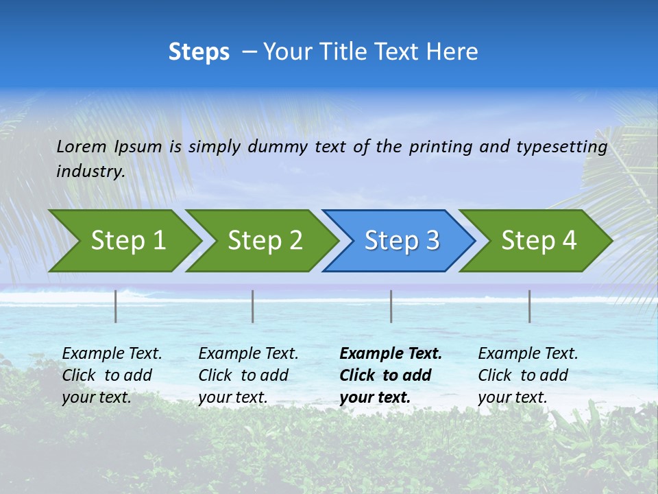 Background Destinations Summer PowerPoint Template