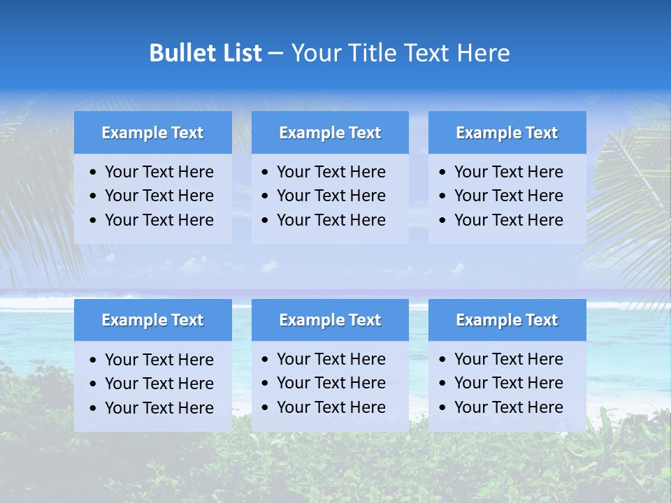 Background Destinations Summer PowerPoint Template