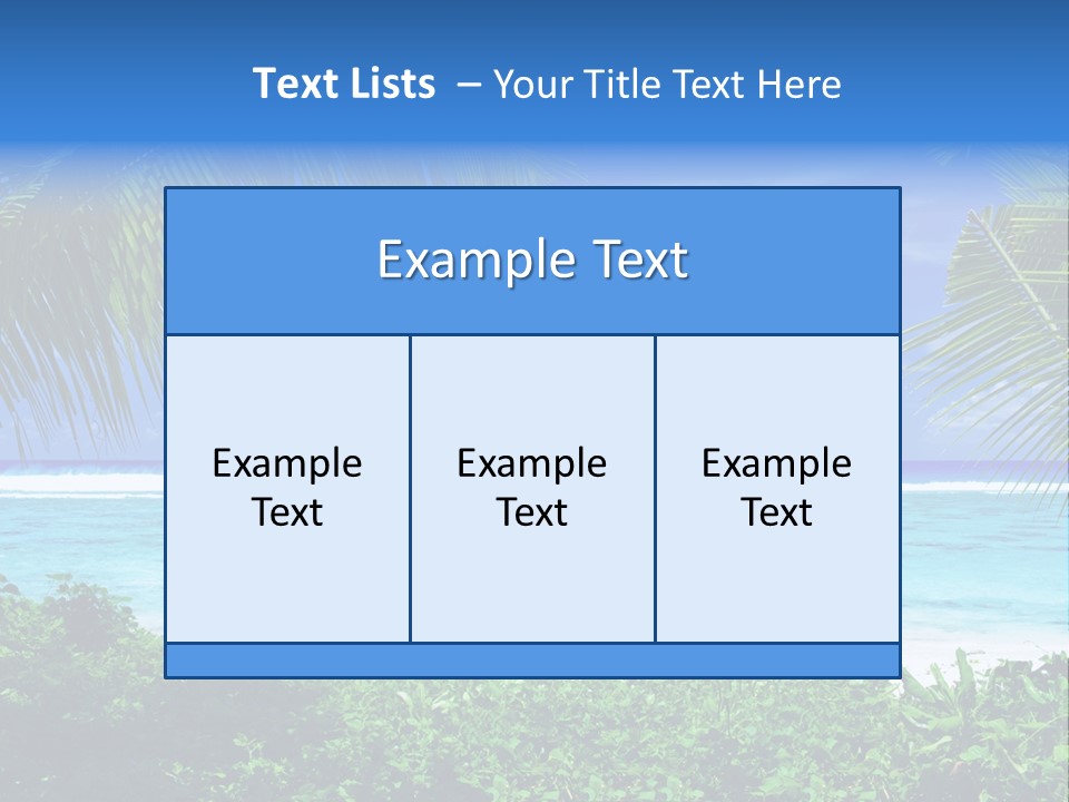 Background Destinations Summer PowerPoint Template