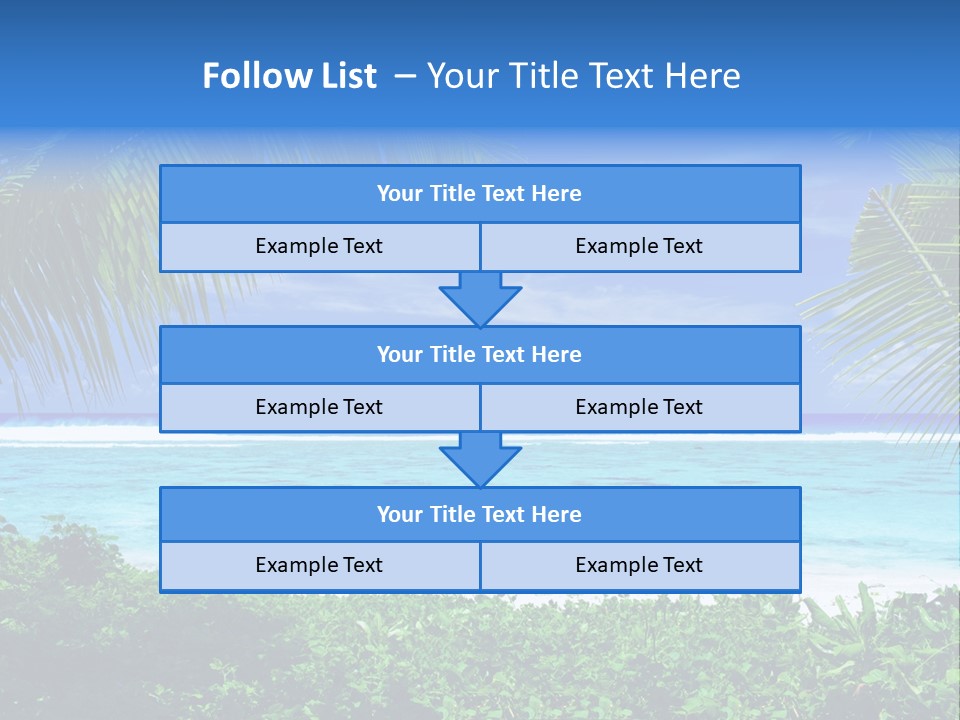 Background Destinations Summer PowerPoint Template