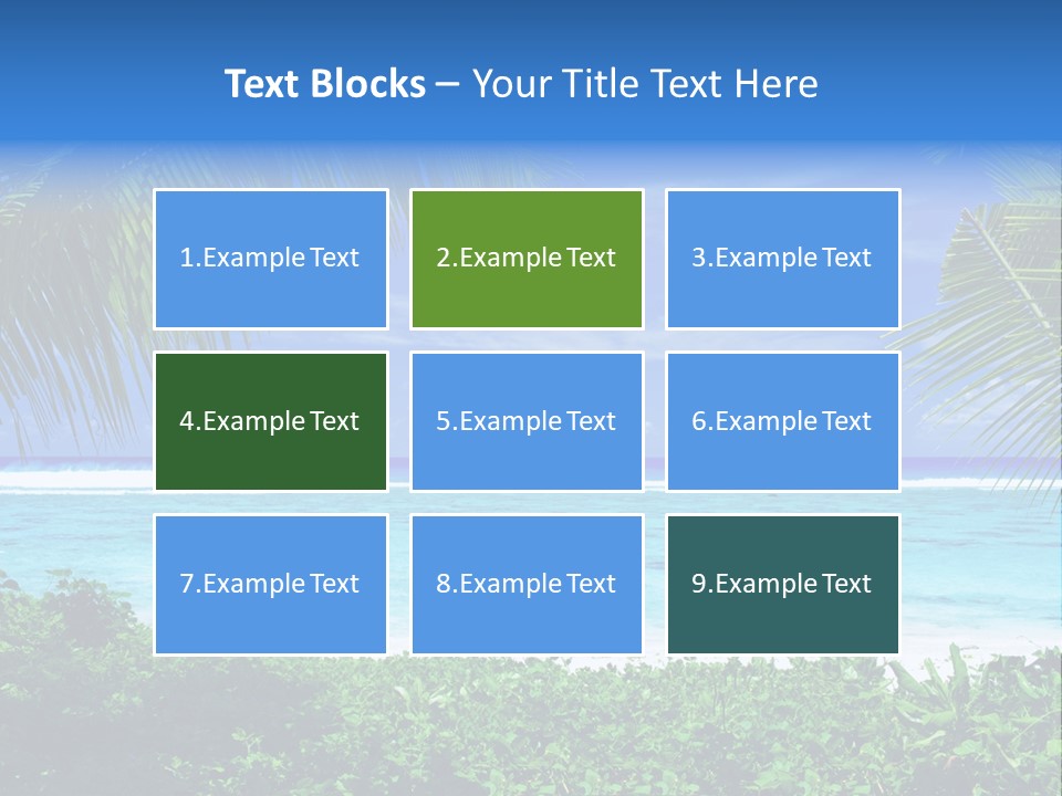 Background Destinations Summer PowerPoint Template