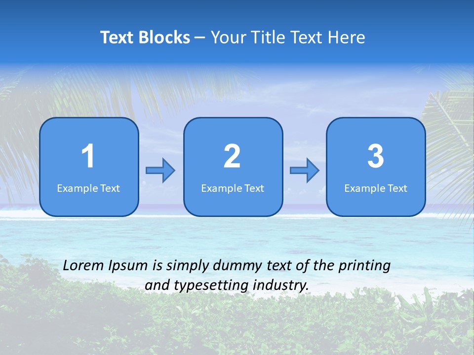 Background Destinations Summer PowerPoint Template
