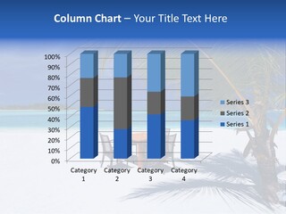 Blue Tropical Coastline PowerPoint Template