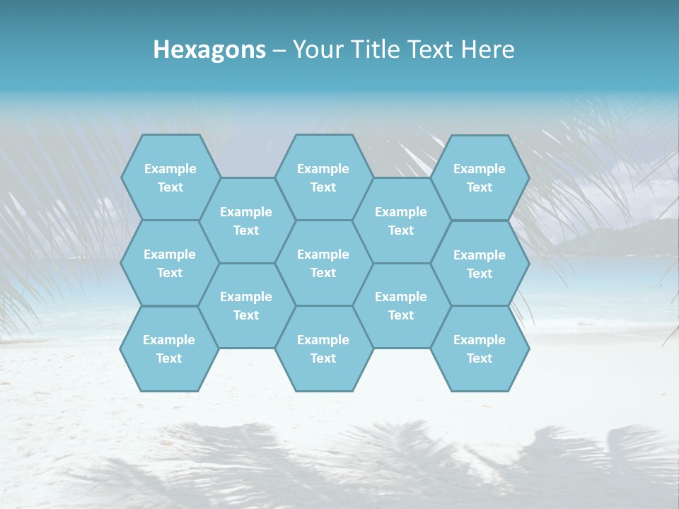 Silhouette Sky Tropics PowerPoint Template