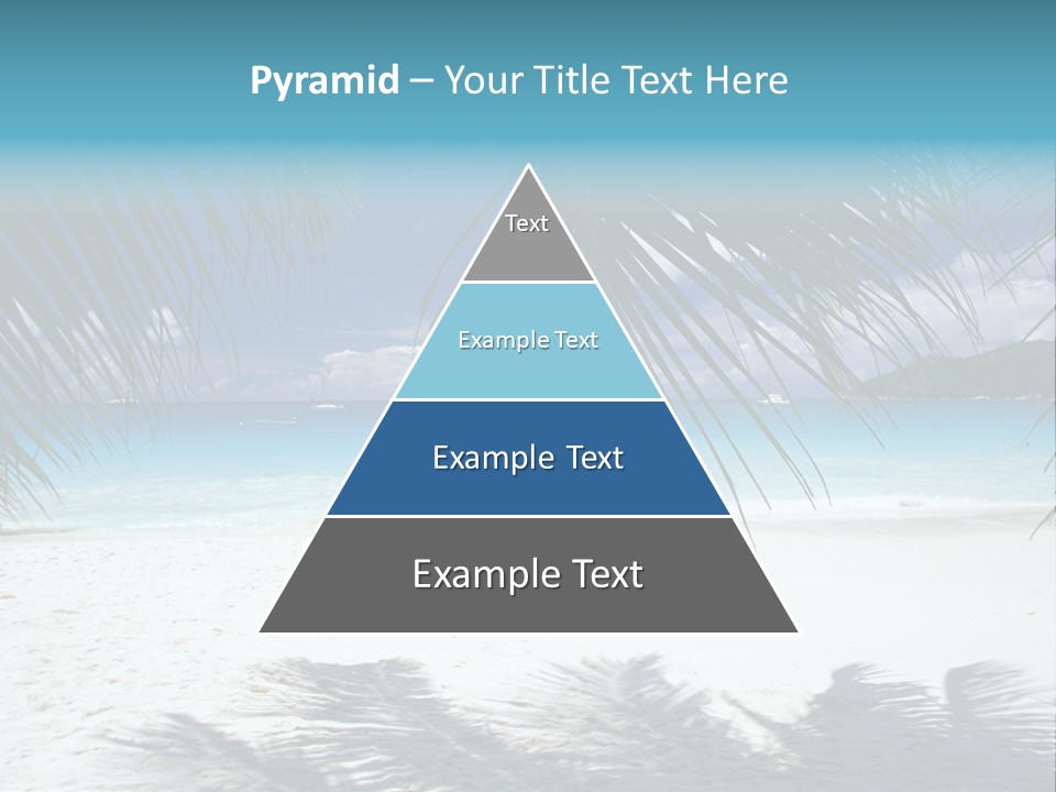 Silhouette Sky Tropics PowerPoint Template