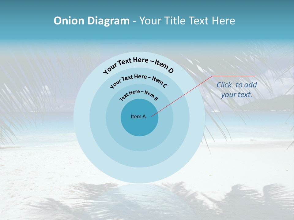 Silhouette Sky Tropics PowerPoint Template