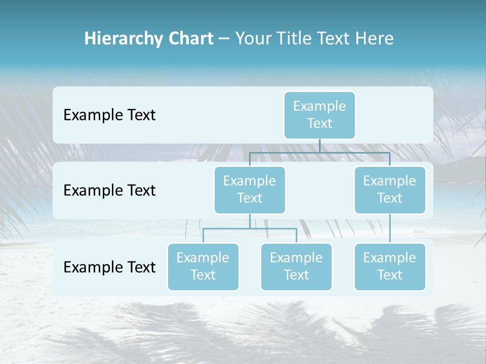 Silhouette Sky Tropics PowerPoint Template