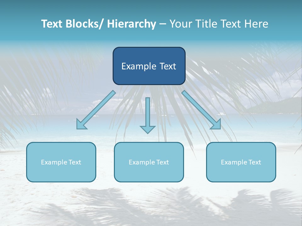 Silhouette Sky Tropics PowerPoint Template
