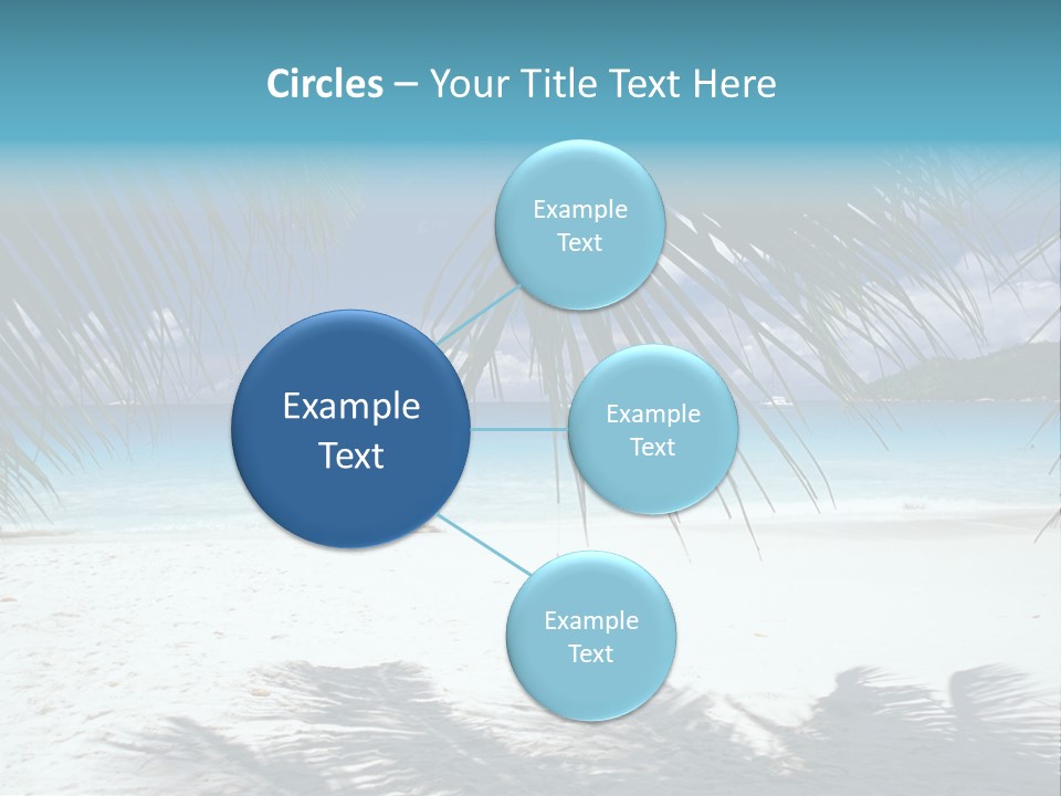 Silhouette Sky Tropics PowerPoint Template