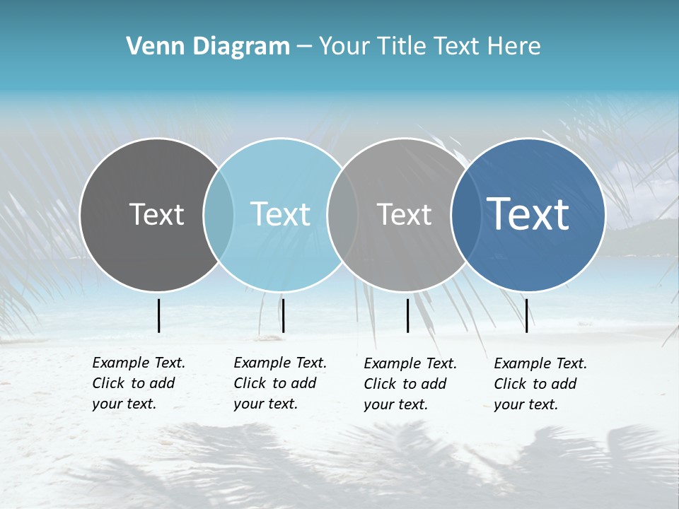 Silhouette Sky Tropics PowerPoint Template