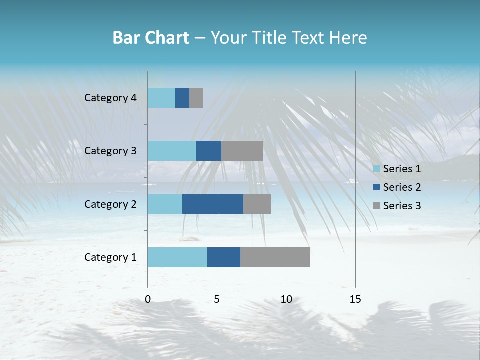 Silhouette Sky Tropics PowerPoint Template