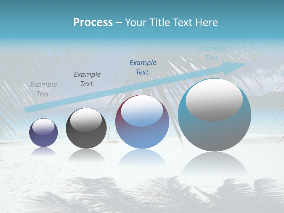 Silhouette Sky Tropics PowerPoint Template