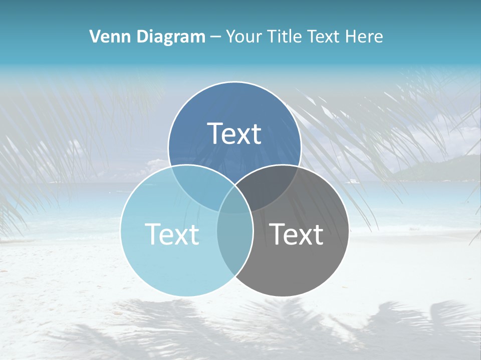 Silhouette Sky Tropics PowerPoint Template