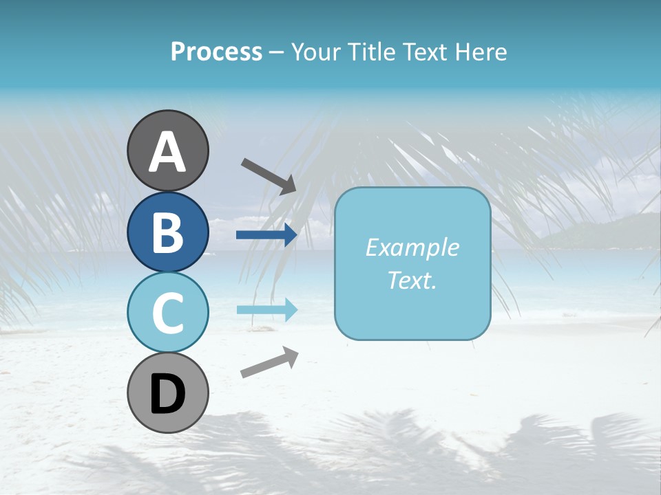 Silhouette Sky Tropics PowerPoint Template