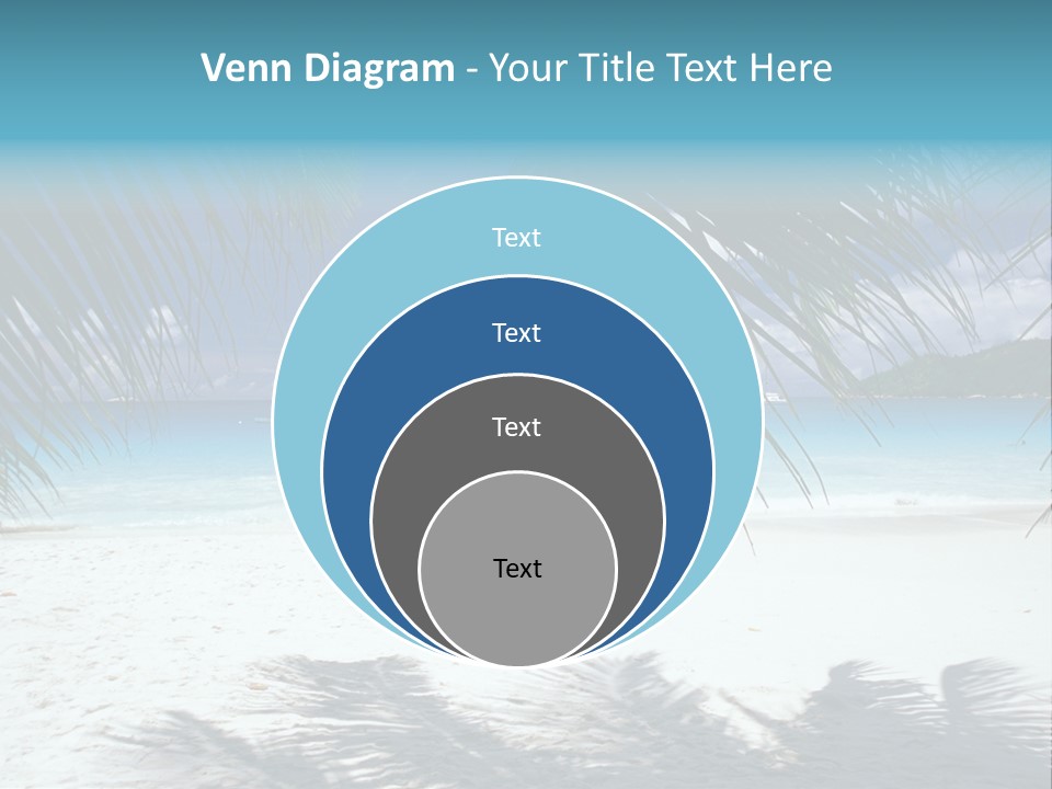 Silhouette Sky Tropics PowerPoint Template