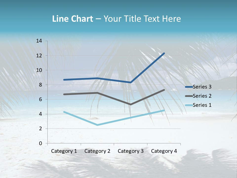 Silhouette Sky Tropics PowerPoint Template