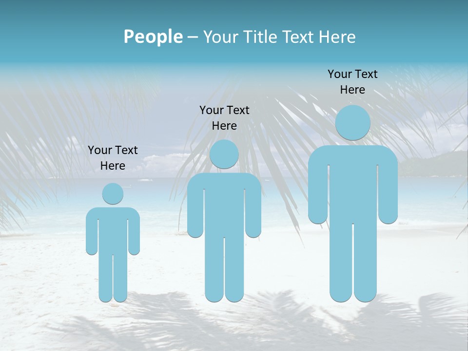 Silhouette Sky Tropics PowerPoint Template