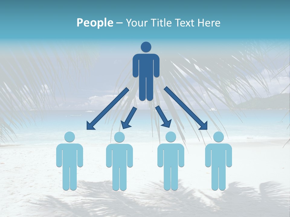 Silhouette Sky Tropics PowerPoint Template