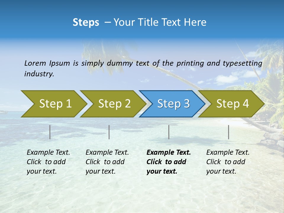 Hawaii Tranquility Nature PowerPoint Template