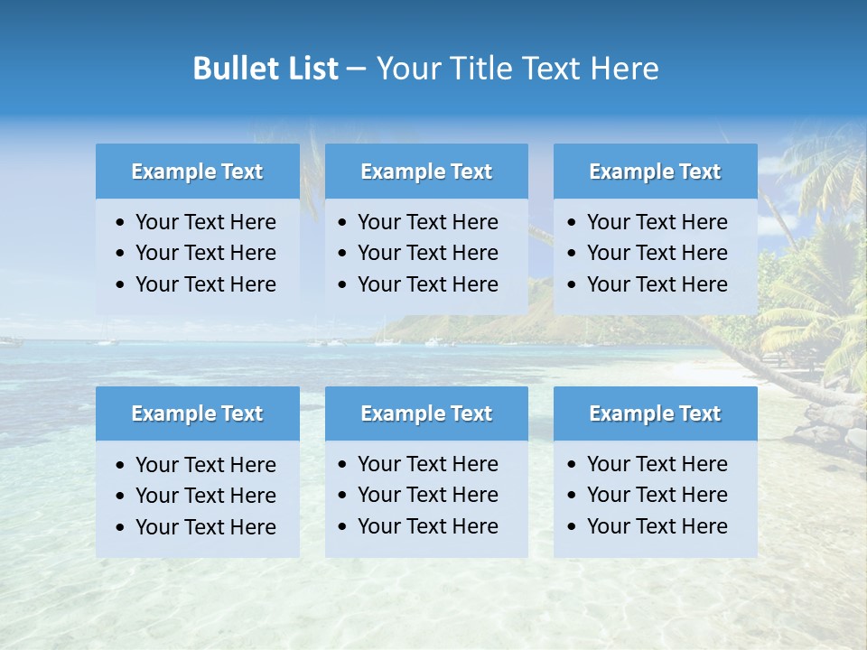 Hawaii Tranquility Nature PowerPoint Template