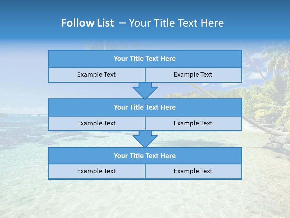 Hawaii Tranquility Nature PowerPoint Template
