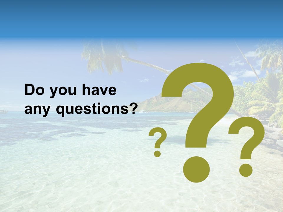 Hawaii Tranquility Nature PowerPoint Template