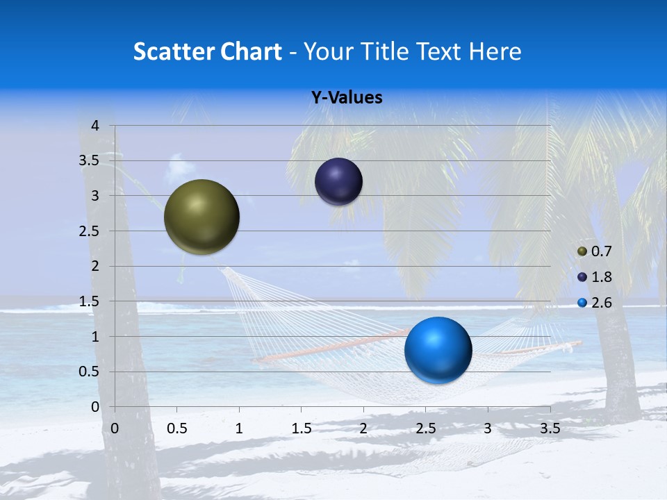 Ocean Blue Sand PowerPoint Template