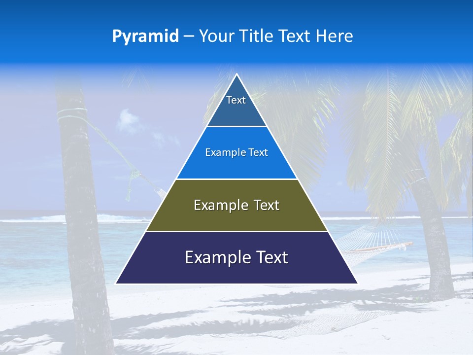 Ocean Blue Sand PowerPoint Template