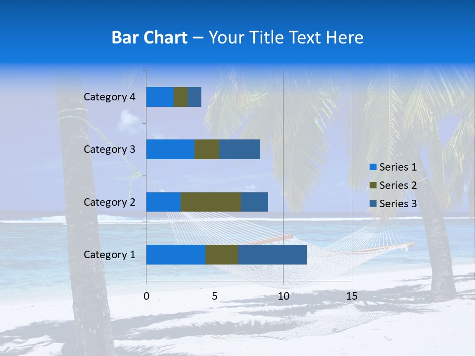Ocean Blue Sand PowerPoint Template