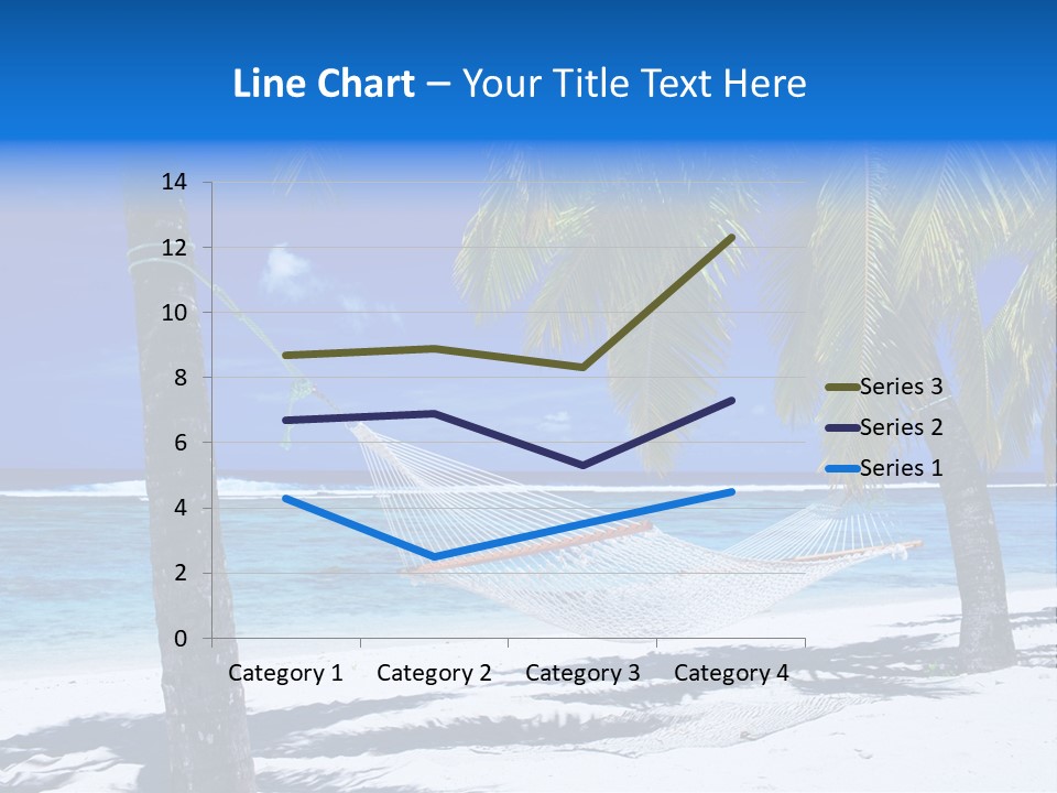 Ocean Blue Sand PowerPoint Template