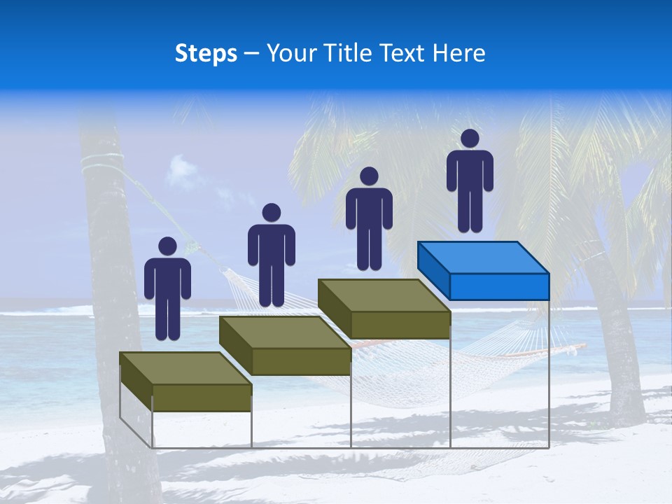 Ocean Blue Sand PowerPoint Template