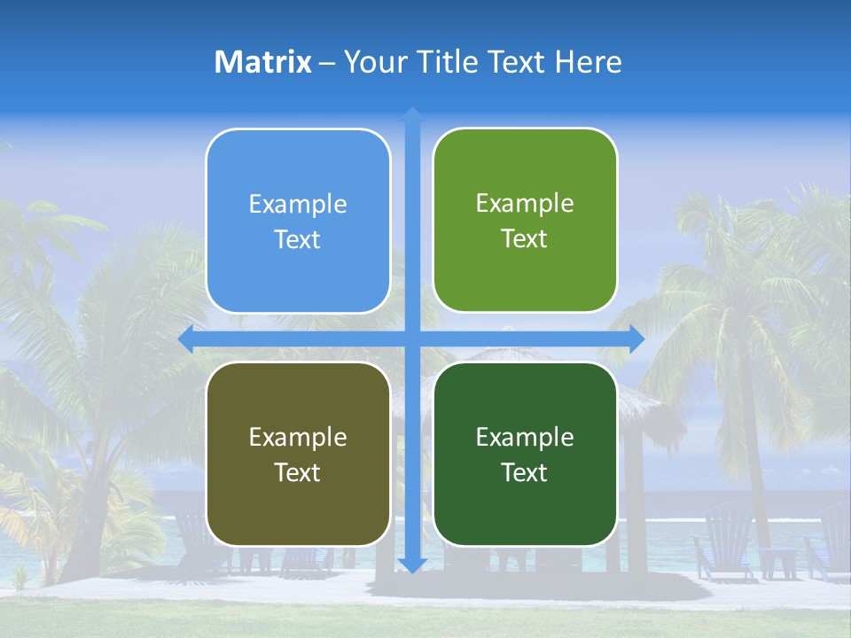 Escape Tourism Water PowerPoint Template