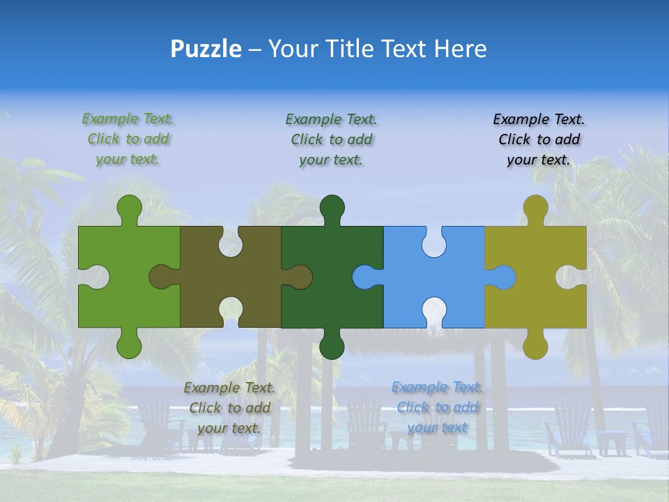 Escape Tourism Water PowerPoint Template