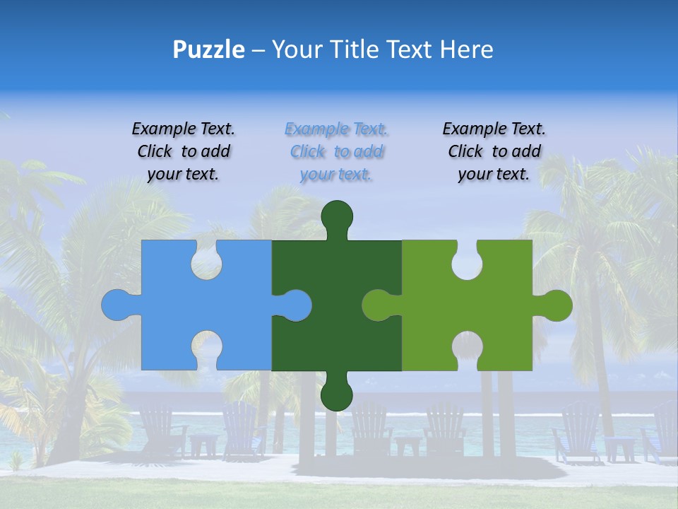 Escape Tourism Water PowerPoint Template