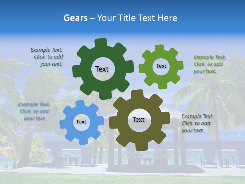 Escape Tourism Water PowerPoint Template