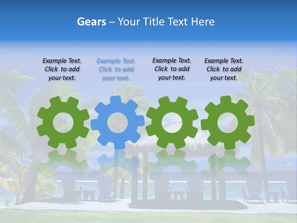 Escape Tourism Water PowerPoint Template