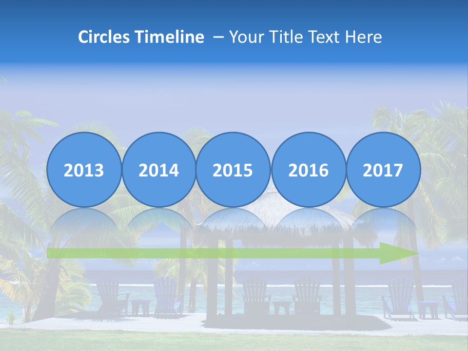 Escape Tourism Water PowerPoint Template