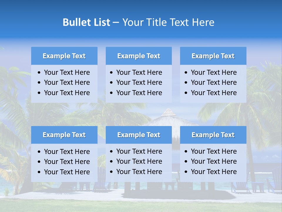 Escape Tourism Water PowerPoint Template