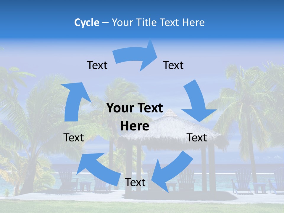 Escape Tourism Water PowerPoint Template