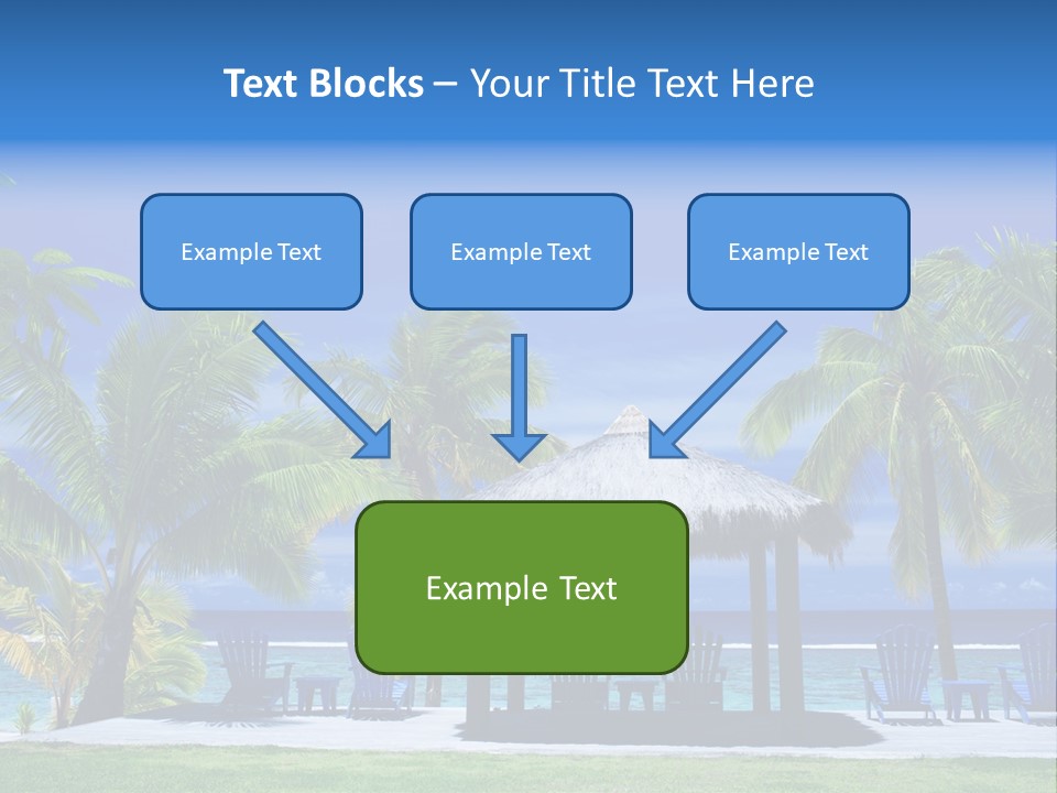 Escape Tourism Water PowerPoint Template