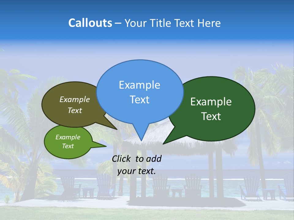 Escape Tourism Water PowerPoint Template