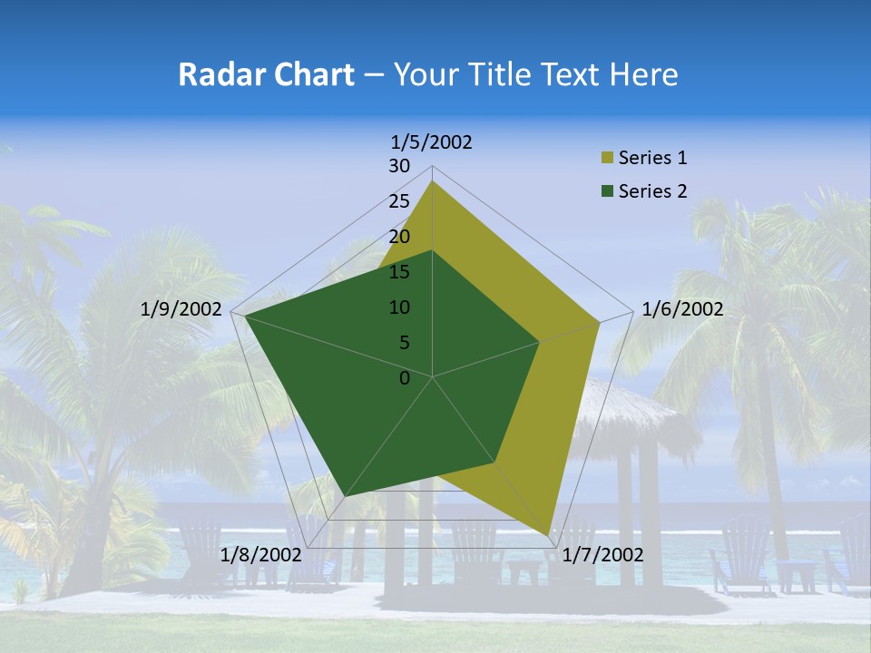 Escape Tourism Water PowerPoint Template
