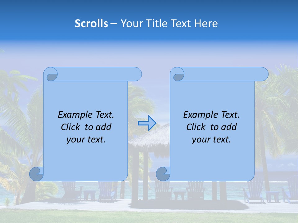 Escape Tourism Water PowerPoint Template